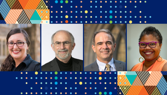 Sarah Gaither, Bruce Jentleson and Brian Murray served as panelists in a discussion moderated by Adriane Lentz-Smith.
