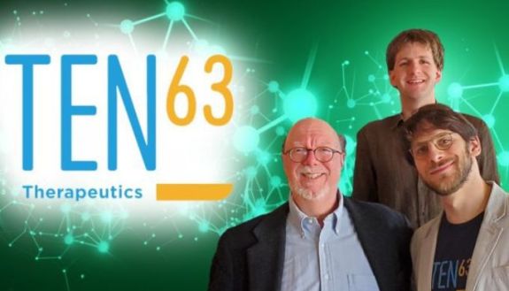 From left to right, Bruce Donald with Mark Hellen and Marcel Frankel 