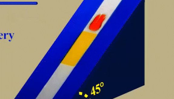 image of gravity-powered biomedical device