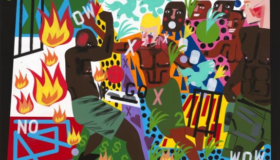 Image of Nina Chanel Abney, Hobson's Choice, 2017.