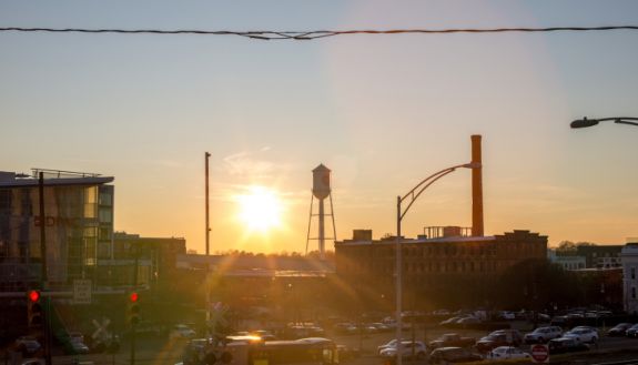 Sunset over Durham