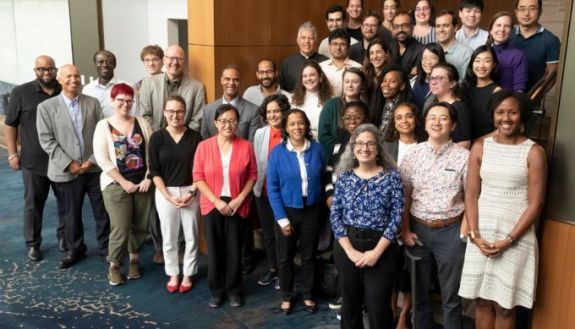 Photo of group of new faculty