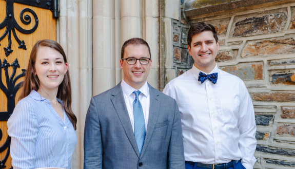 Abby Van Vliet, Ryan Antiel, MD, and Thomas "Clark" Howell, MD