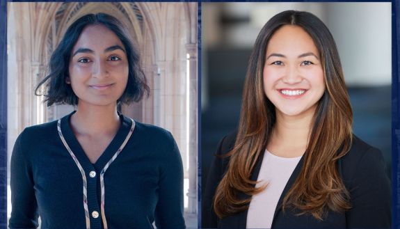 Zahra Hassan and Kayla Thompson