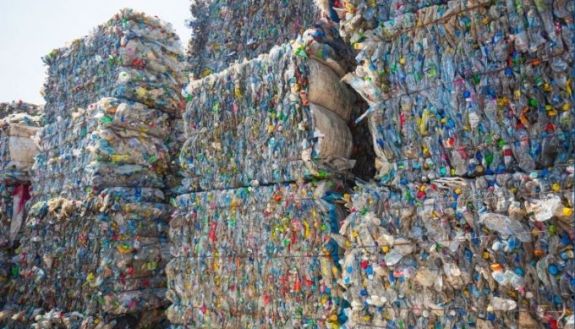 piles of plastic