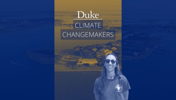 Duke Climate Changemaker Dana Greico, Duke Ph.D. student