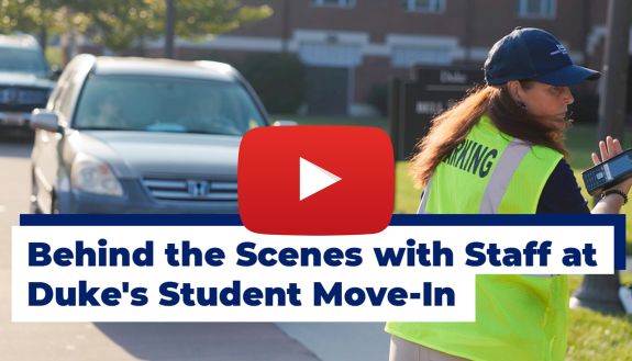 People helping with move-in.
