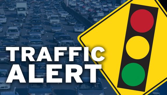 Traffic alert graphic