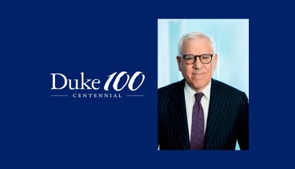 Duke 100 Spotlight David Rubenstein