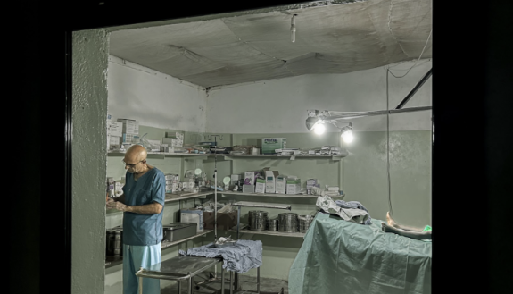 Tom Catena in a surgical space