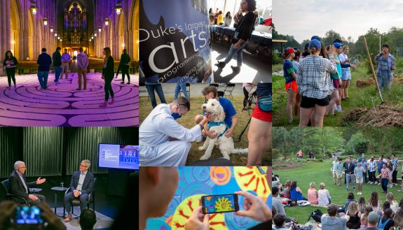 A collage of event photos