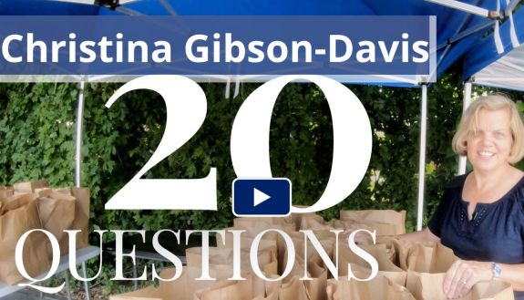 Christina Gibson-Davis 20 questions video