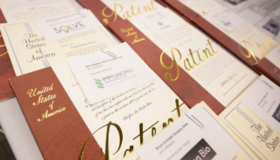 collage of patent forms