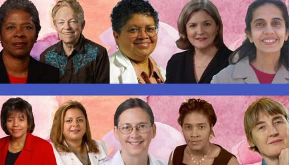A collage of faces of women who work at Duke Health