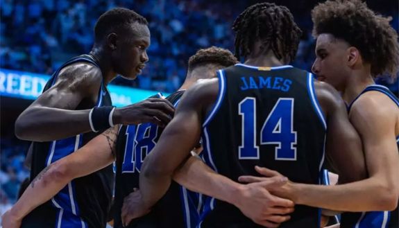 Basketball huddle