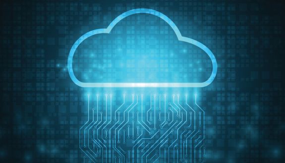 A digitized visualization of a cloud
