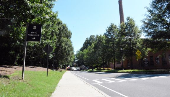 A section of Campus Drive.