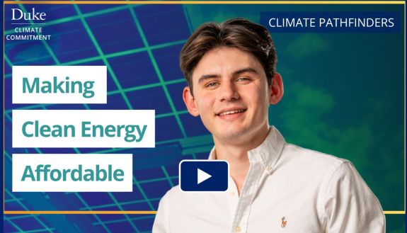 Making Clean Energy Affordable with photo of Nicholas Reese