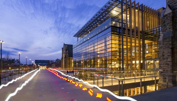 Brodhead Center at Night