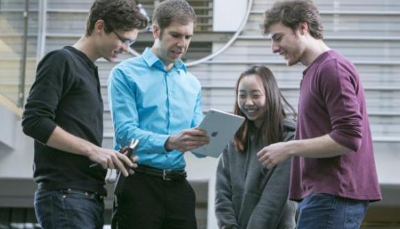 Kyle Bradbury works with a team of students on the original solar-panel-spotting computer algorithms