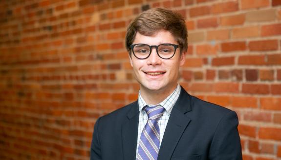 Ayden Case has an impressive record of undergraduate research on the immune system response to cancer and other diseases.