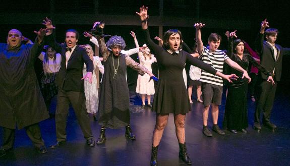 Hoof 'n' Horn's The Addams Family cast