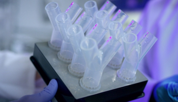 splitters for ventilators, created by 3-D printing
