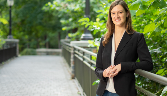 Rachel Myrick is studying how America's growing partisan divide is overturning long-standing beliefs that a crisis brings democratic societies together.