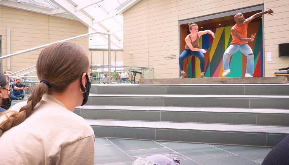 tap. dance performance at the Nasher