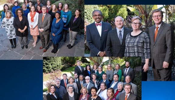 The winners of this year's Teamwork and Diversity Awards. Photos by Les Todd.