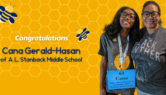 Cana Gerald-Hasan, durham spelling bee champ 2021