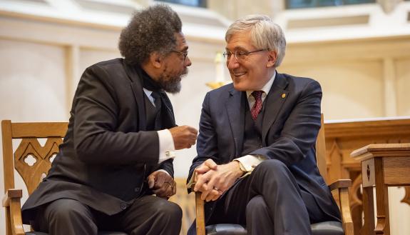 Cornel West and Robert George