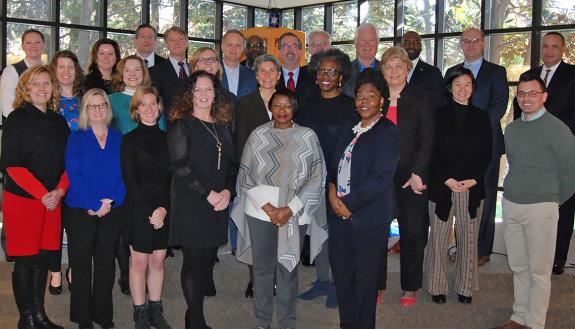 The 2018 class of the Duke Leadership Academy. Photo by Stephen Schramm.