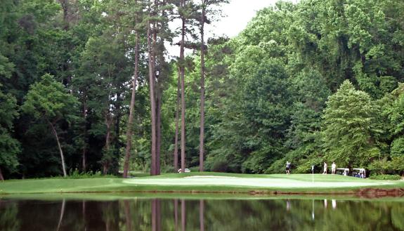 Golfers enjoy an afternoon round at Duke University Golf Club.