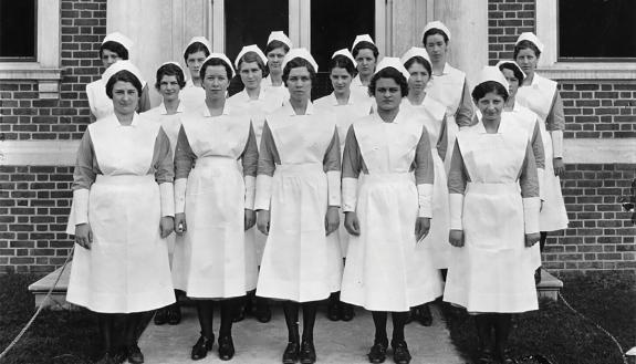 In 1931, the first class of Duke University School of Nursing students started a legacy of excellence  and innovation that continues today. Photo courtesy of Duke University Medical Center Archives.