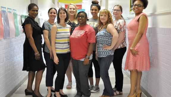 The 2017 Visions group, to include seven Durham Public Schools educators and a Duke Office of Durham & Regional Affairs staff member.