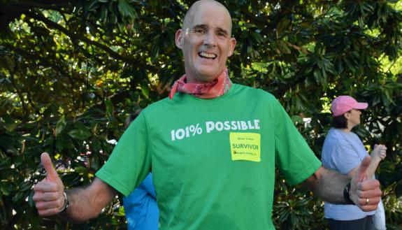Tom O’Donnell is a brain cancer survivor.