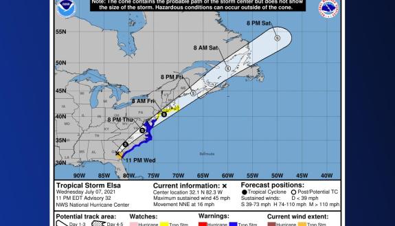 Tropical Storm Elsa