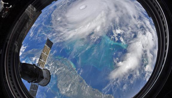 NASA astronaut Christina Koch snapped this image of Hurricane Dorian as the International Space Station during a flyover on Monday, September 2, 2019. The station orbits more than 200 miles above the Earth. Image Credit: NASA