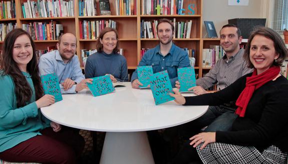 Amber Pearson, Christian Ferney, Gair McCullough, Jeremy Buotte, Bashar Alubaidi and Erin Miller. Photo courtesy of Scott Peters.