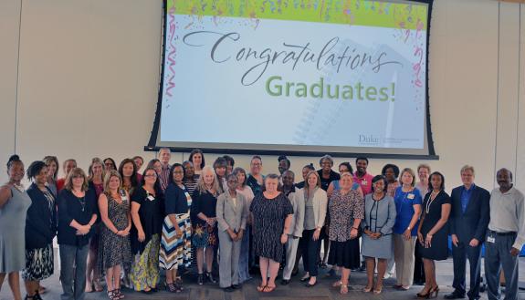 In all, 71 Duke employees received excellence certificates in one of seven disciplines from Learning & Organization Development.