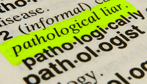 graphic of a dictionary giving the meaning of pathological