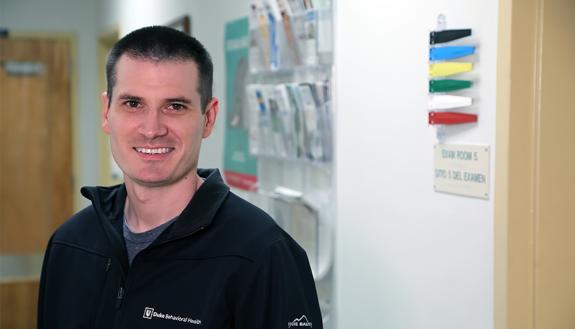 Dr. Colin Smith in the clinic