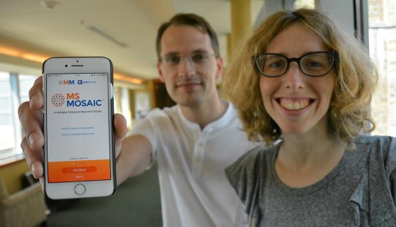With an iPhone app called MS Mosaic, people living with MS can track how they’re doing between doctor’s visits, uncover patterns and share their information with their healthcare team.