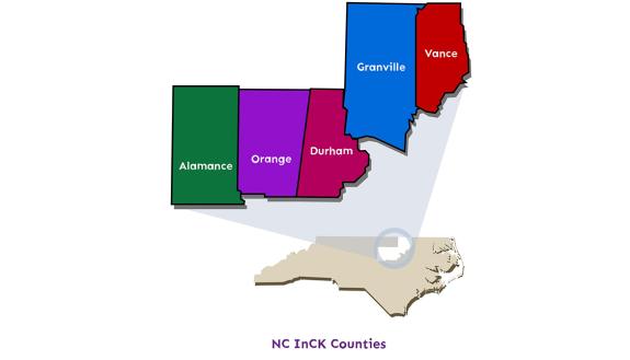 NC. counties in. the INK program