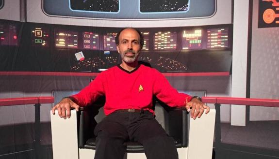 Dean of Natural Sciences Mohamed Noor teaches biology at Duke and is a science consultant for CBS’s “Star Trek.”