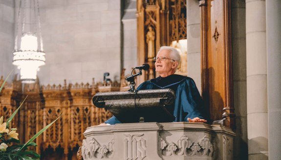Charles Campbell in Duke Chapel