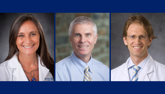 Doctors Viviana Martinez-Bianchi, Emmanuel Walter and Cameron Wolfe
