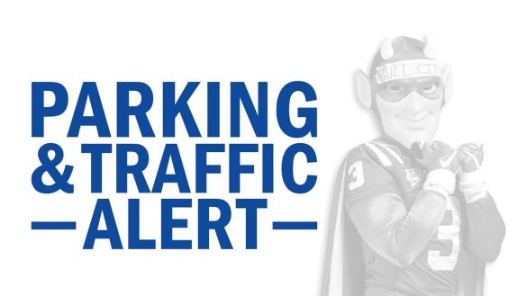 Traffic and Parking Alert for Saturday
