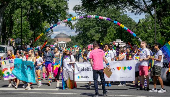 The Pride: Durham, NC celebration will be at East Campus on Saturday, Sept. 28. Photo courtesy of Duke University Communications.